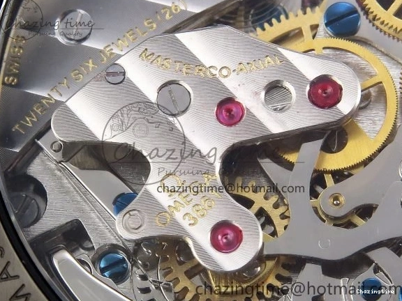 0307 Speedmaster Black Benom PVD Moon RMF Best Edition on PVD Bracelet Lemania HW WrinkleFree 7727